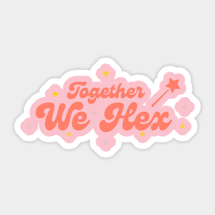 Together We Hex Sticker